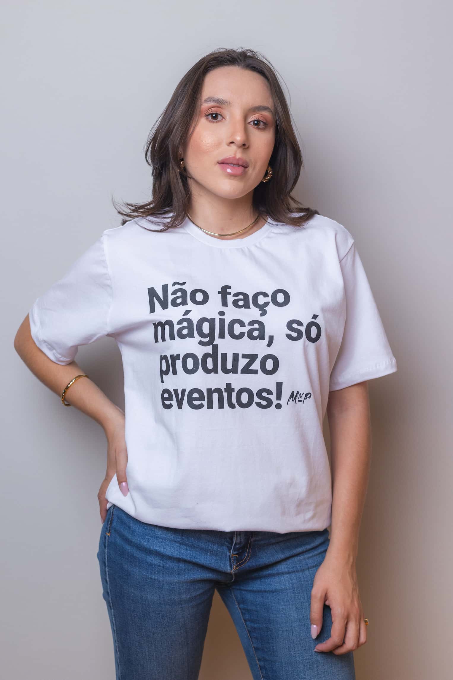 Camisa Não Faço Mágica Só Produzo Eventos