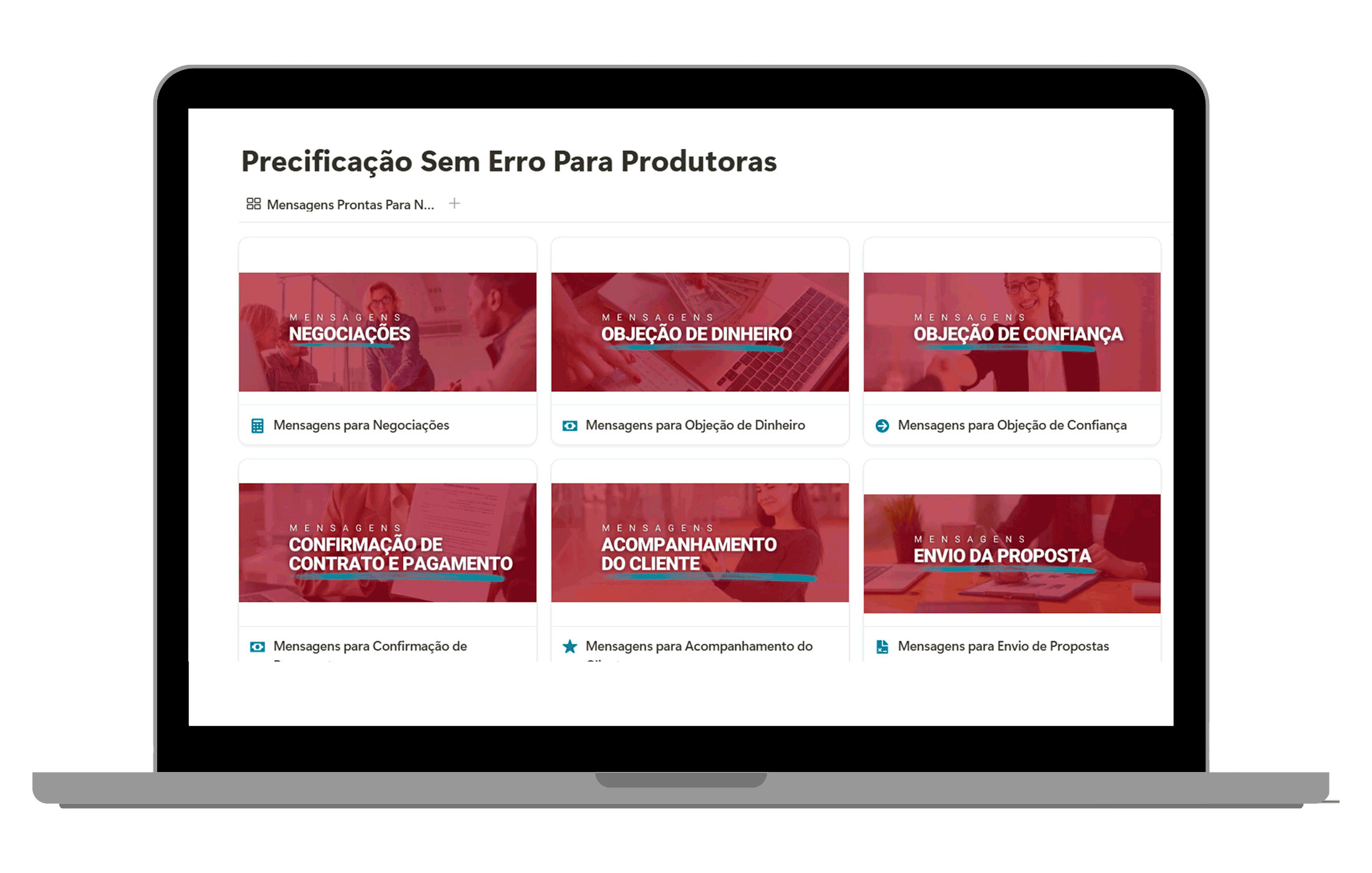 Notion com + de 30 mensagens de negociação